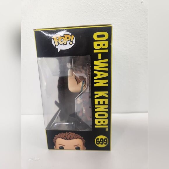Obi Wan Kenobi 699 & Jar Jar Binks 700 Funko Pop set NIB - Picture 4 of 9